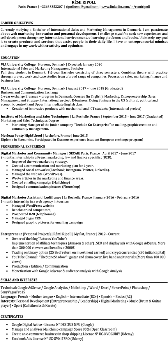 Comment J Ai Trouve Mon Stage A Beverly Hills Los Angeles