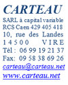 Logo de CARTEAU SARL