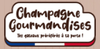 Logo de champagne gourmandises